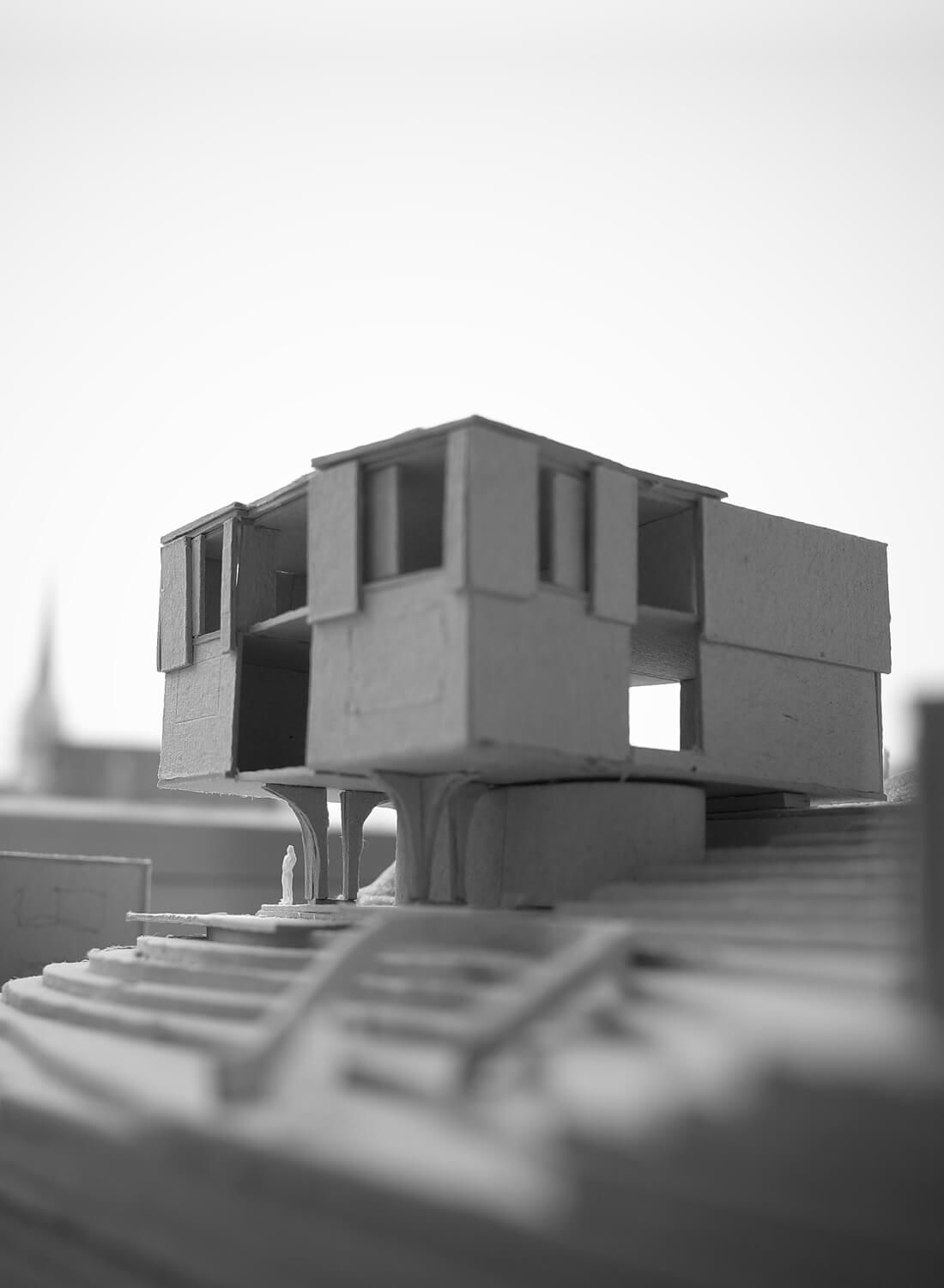 Zu Hause in Zug Architektur Modell