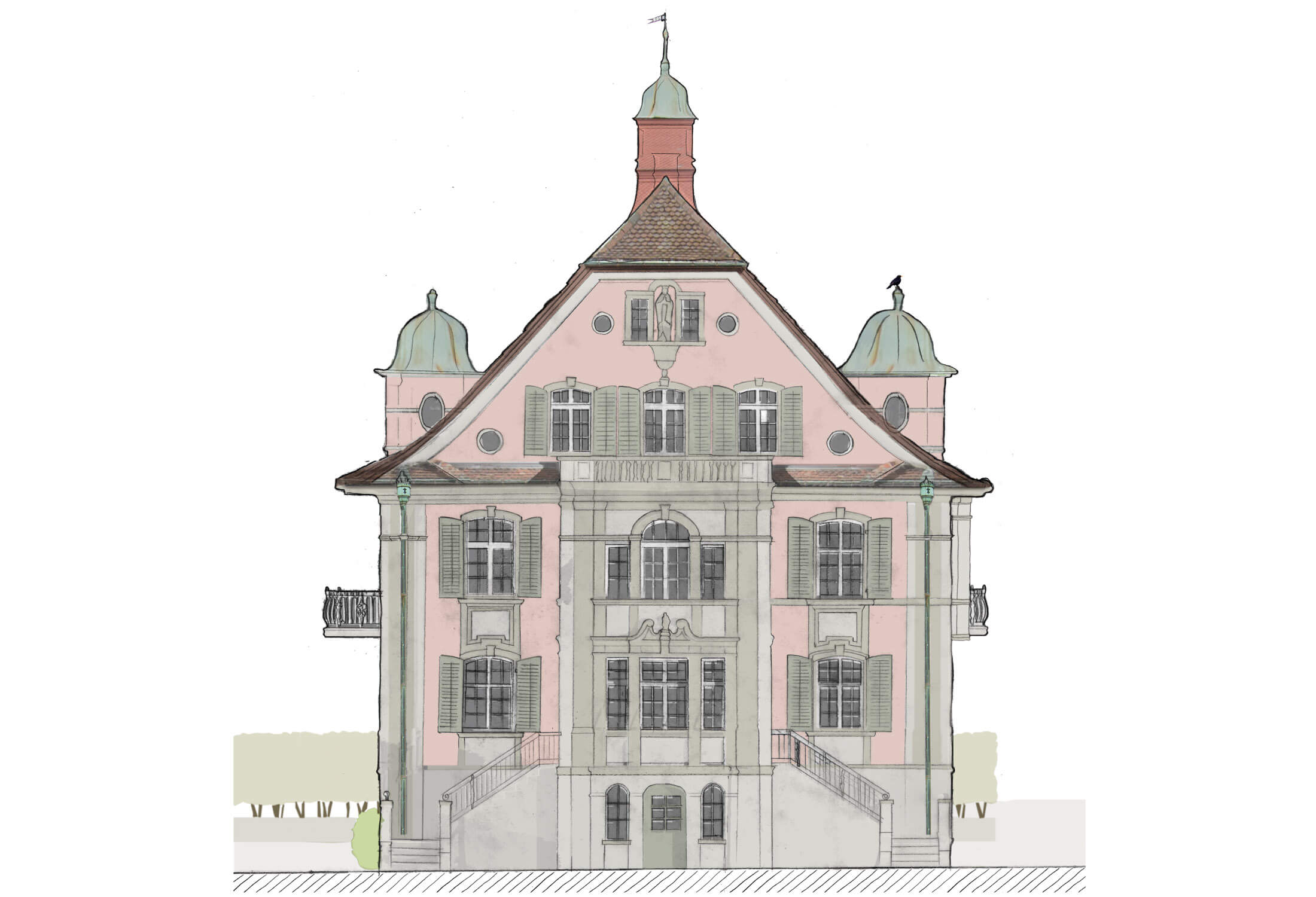 Old Building Restoration Facade