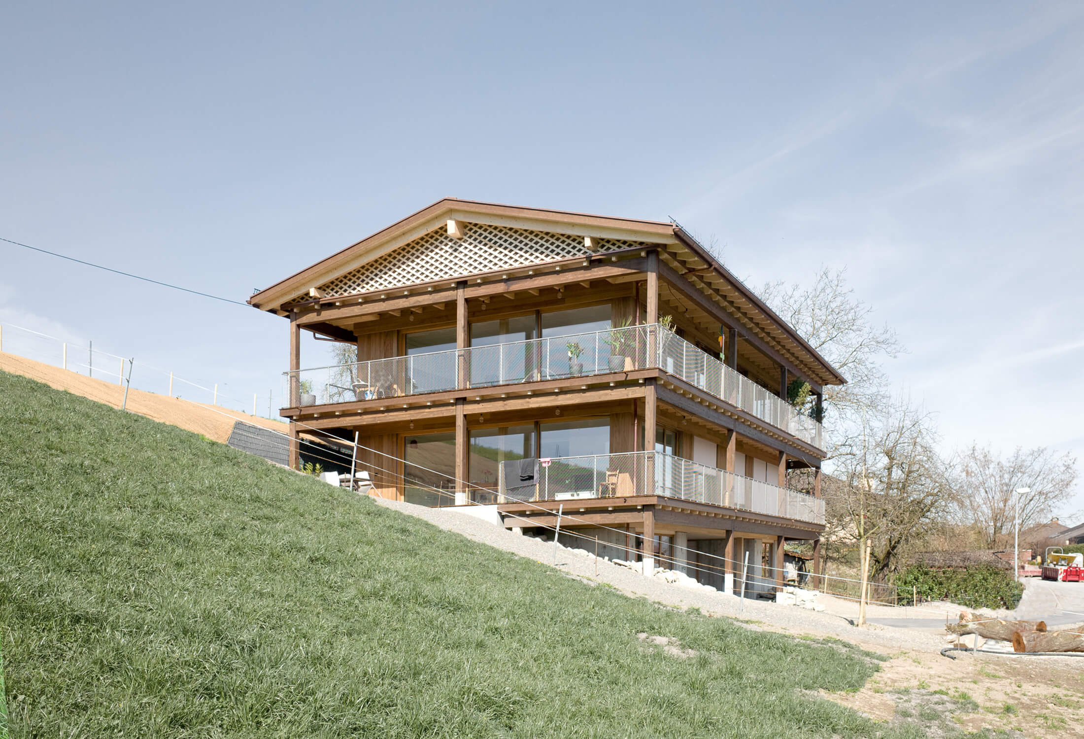 Residential Architecture and Home Design Multistorage Timber