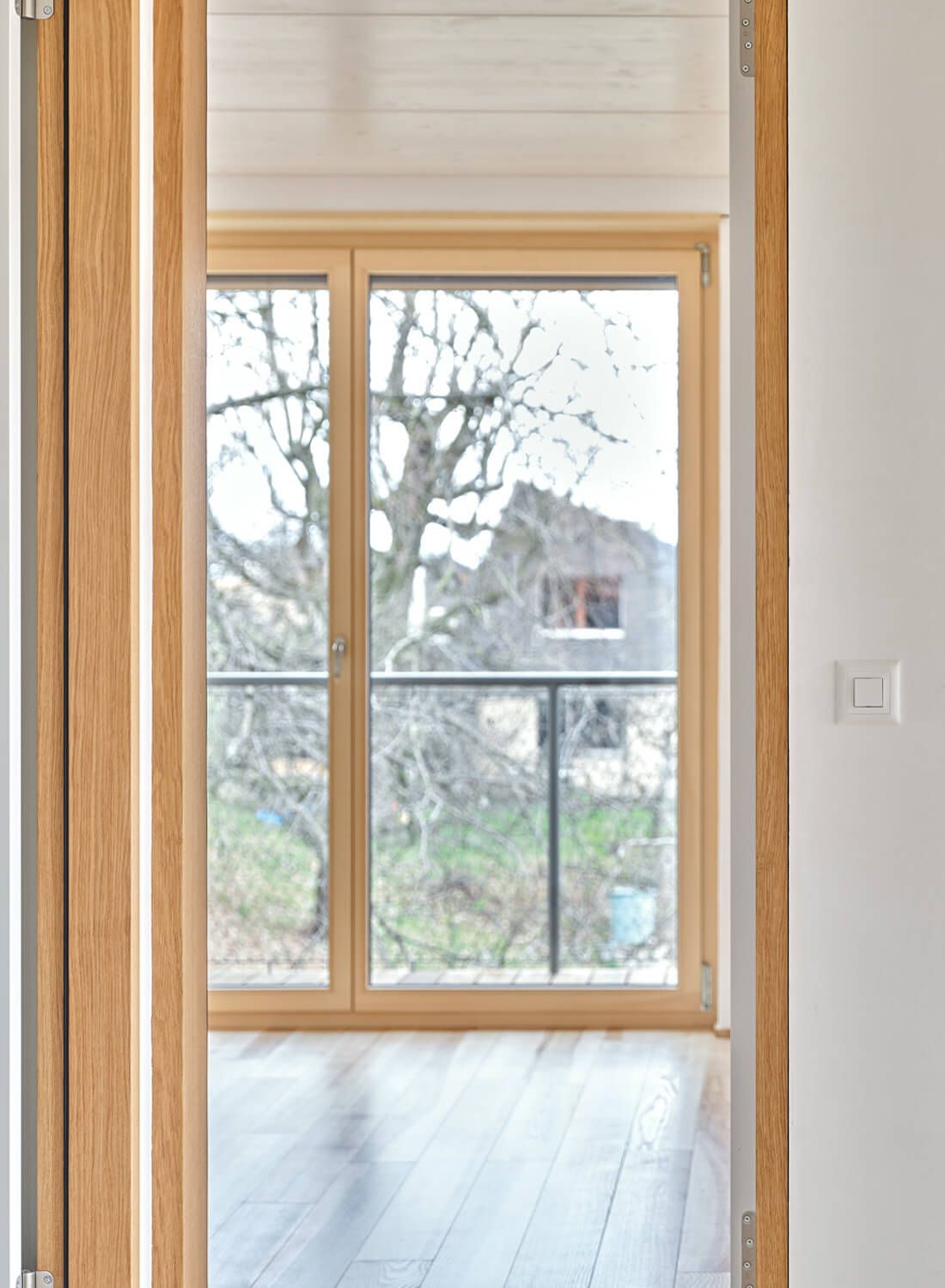 Kalksandstein und Brettschichtholz Lignatur Lignum