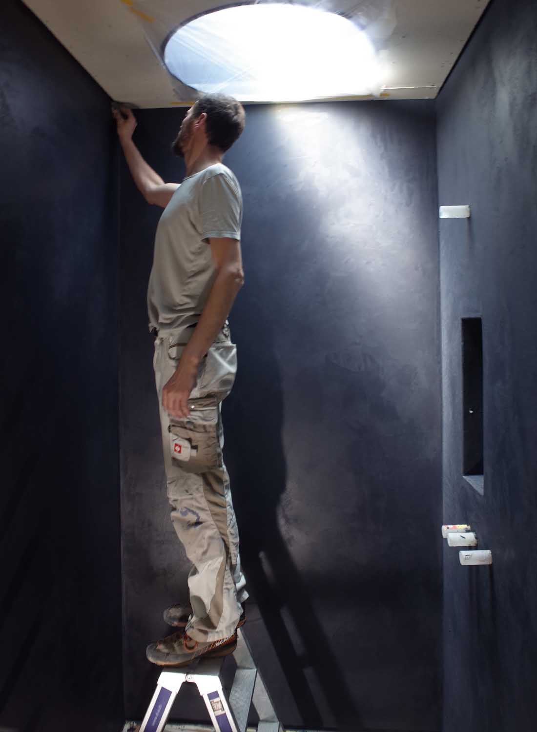 Zu Hause in Zug Architektur Dusche